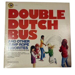 Double Dutch Bus & Other Jump Rope Favorites Vinyl LP 1981 Wonderland Orchestra